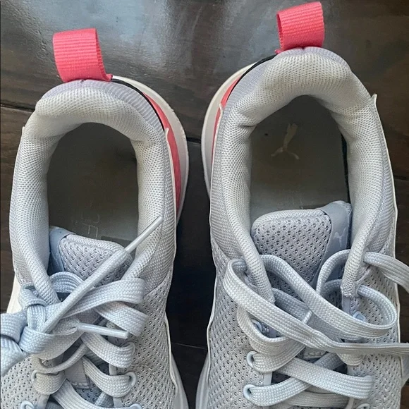 Puma Kids Blue and Pink Athletic Sneakers - Picture 6 of 6